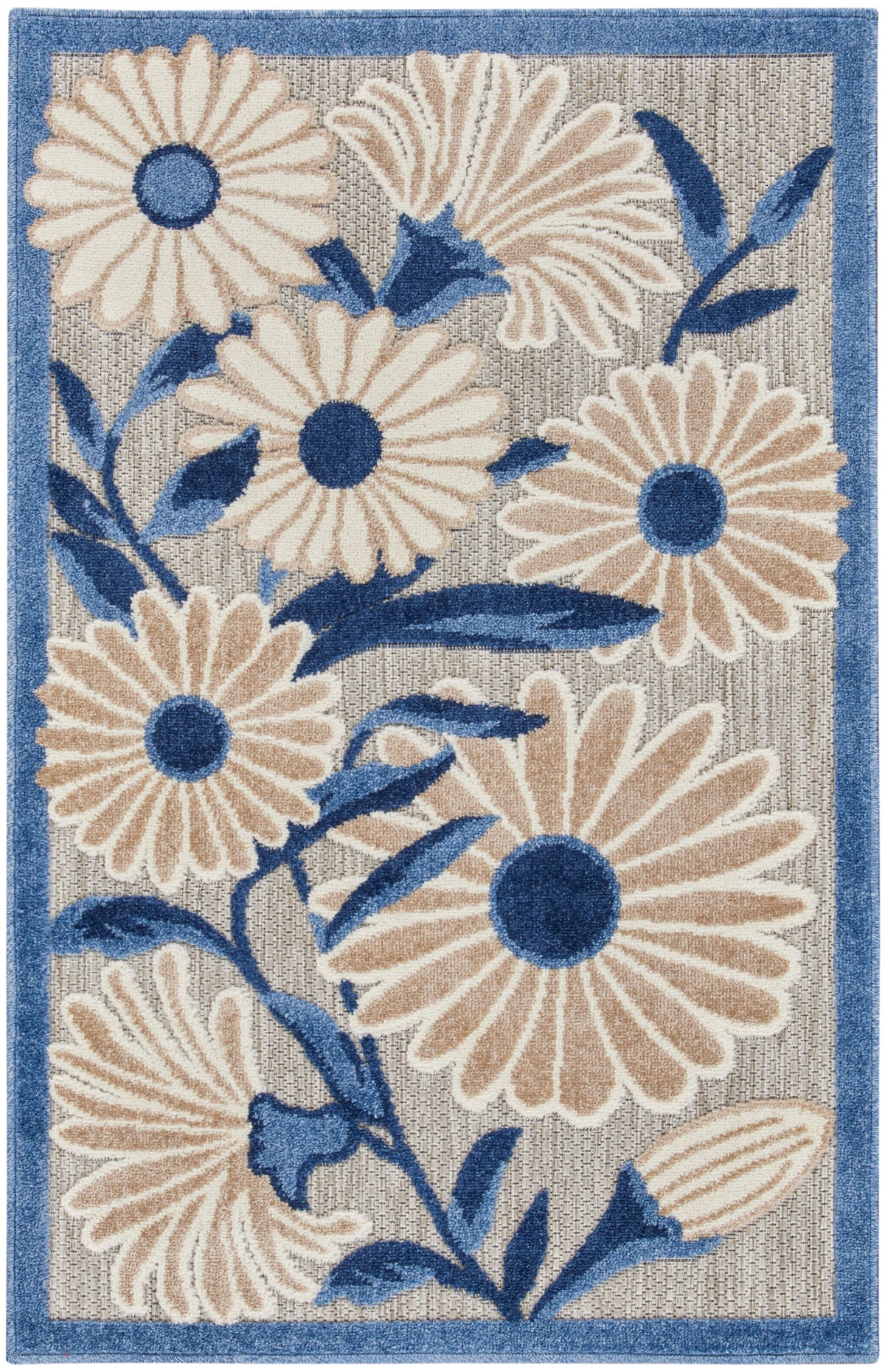 nourison aloha alh33 blue grey rug