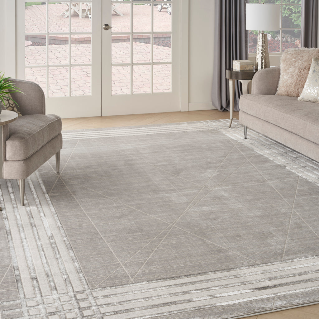 nourison desire dsr01 grey silver rug