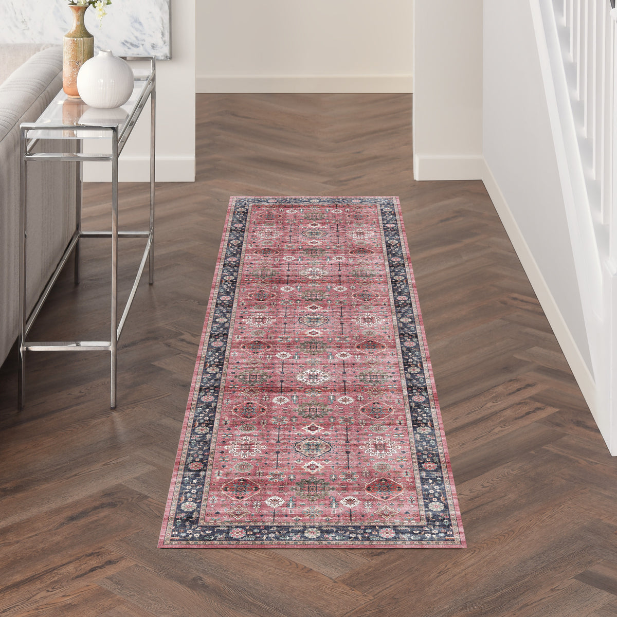 nourison fulton ful12 brick rug