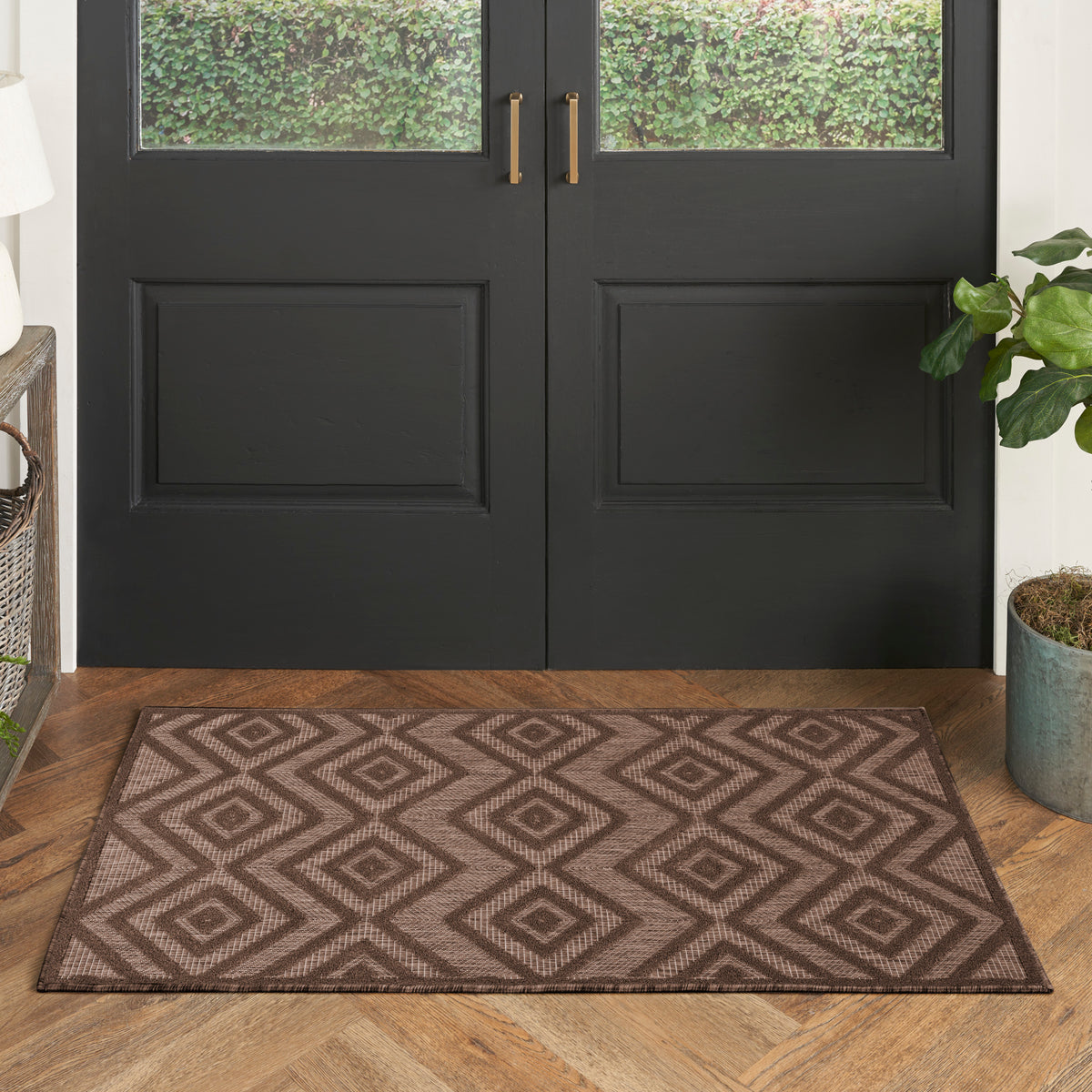 nourison versatile nrv01 brown rug
