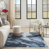 nourison daydream ddr02 navy blue rug