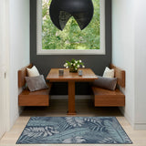 nourison garden oasis goa02 navy rug