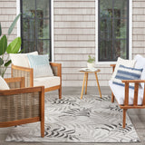nourison garden oasis goa01 grey rug