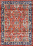 nourison fulton ful12 rust rug