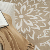 nourison jubilant jub06 taupe rug