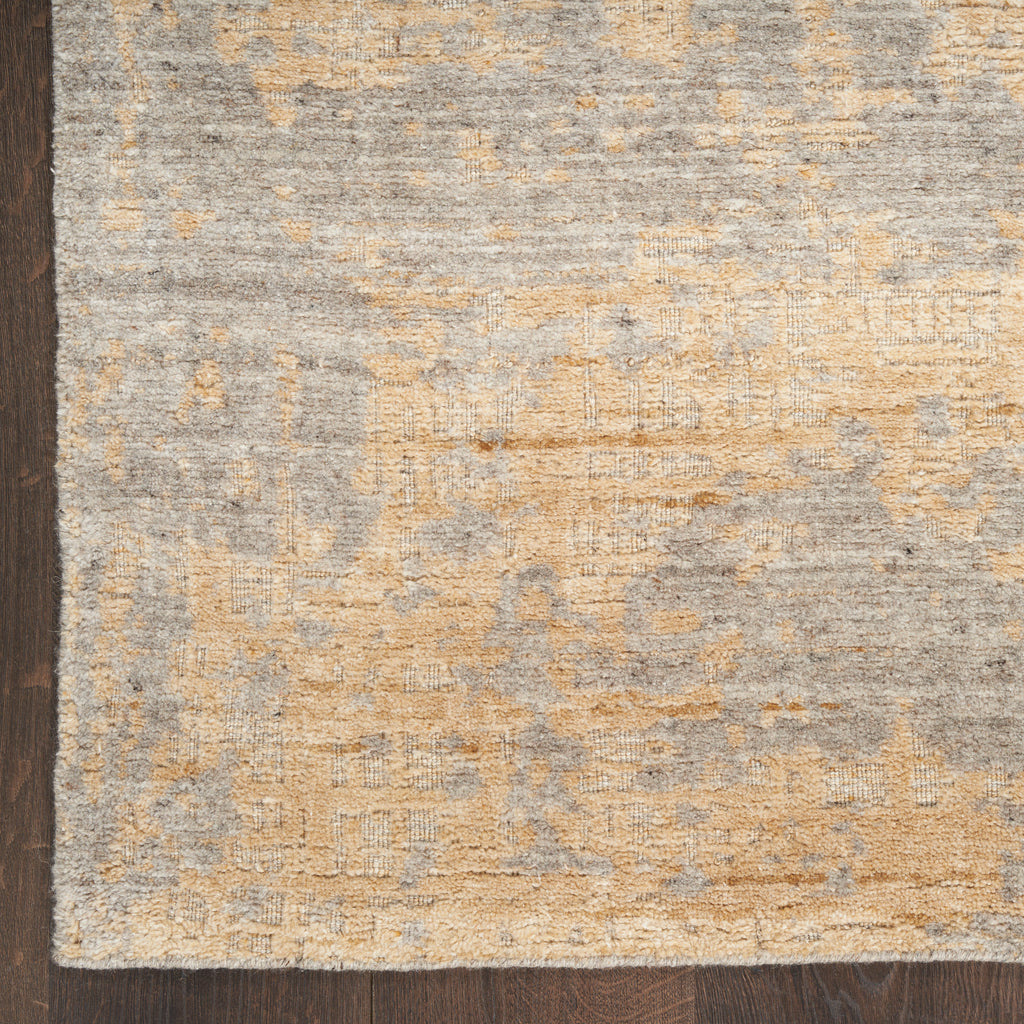 nourison harmony hay05 grey gold rug