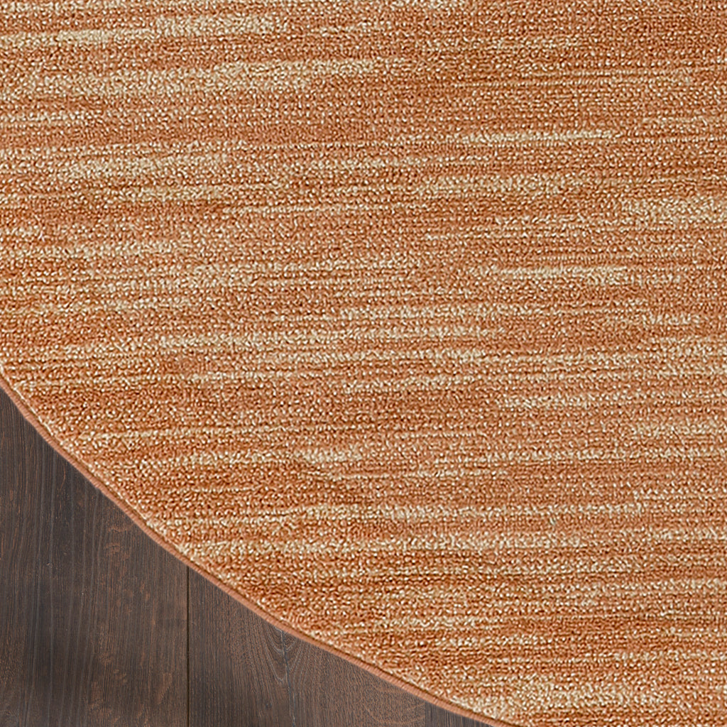 nourison nourison essentials nre01 rust rug