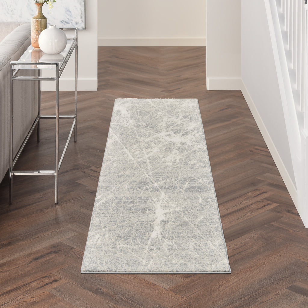 nourison exhale exl02 ivory grey rug
