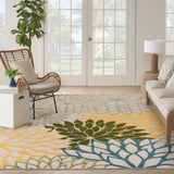 nourison aloha alh05 green multicolor rug