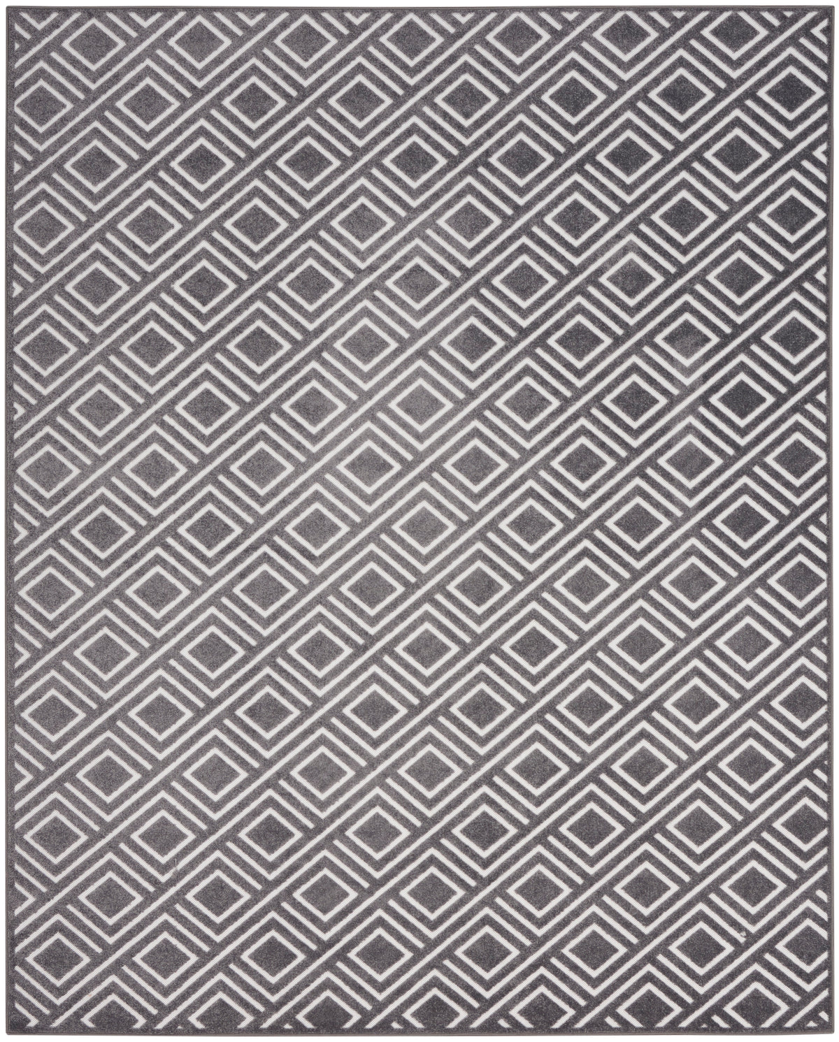 nourison care free caf03 grey rug