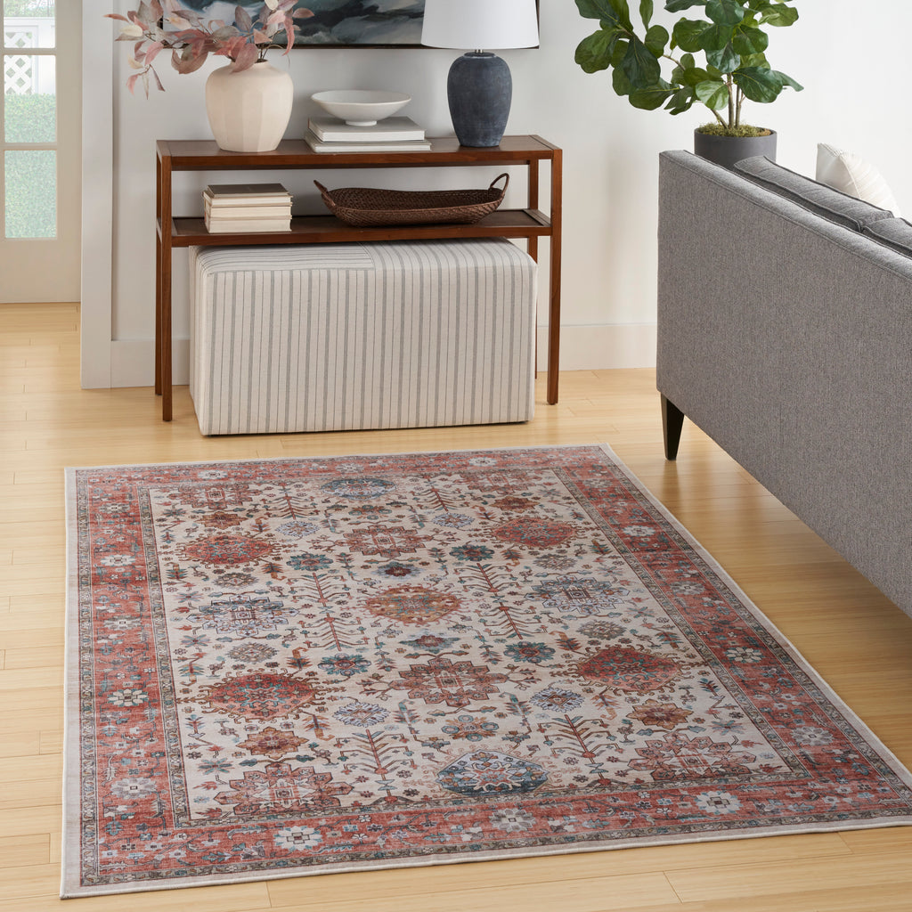 nourison fulton ful12 beige multicolor rug
