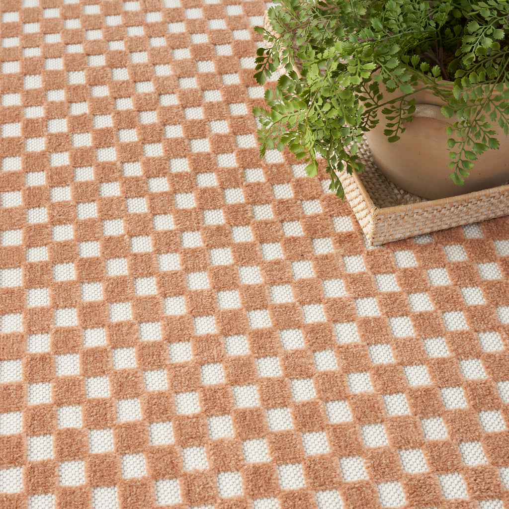 nourison care free caf02 copper rug