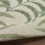 nourison garden oasis goa01 ivory green rug