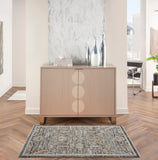 nourison lynx lnx02 navy multicolor rug