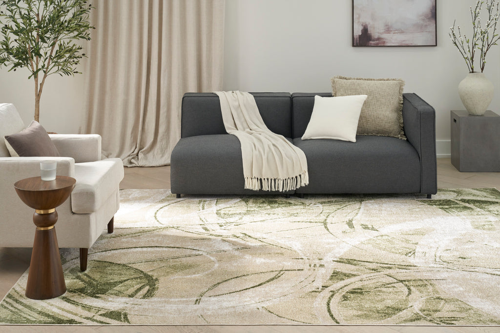 nourison astra machine washable asw14 beige green rug