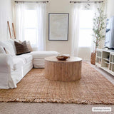 Hauteloom Moncton MONCT LightBrown Woven/Flatwoven Jute Rug