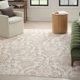nourison jubilant jub09 ivory beige rug