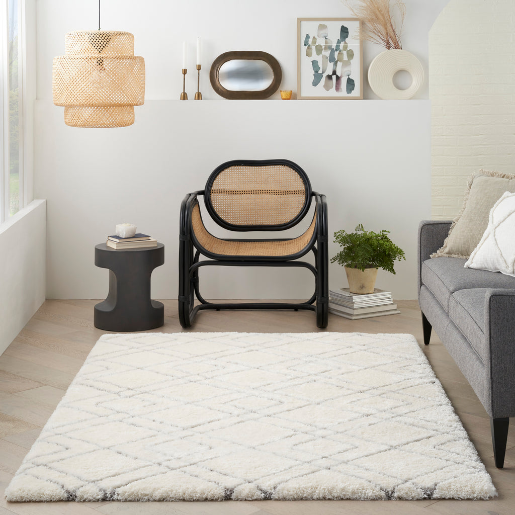 nourison dreamy shag drs07 ivory rug