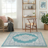 nourison passion psn03 turquoise grey rug