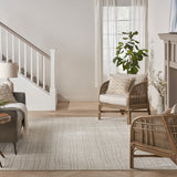 nourison andes and03 ivory grey rug