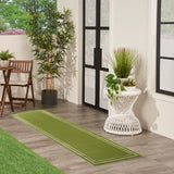 nourison nourison essentials nre02 green ivory rug