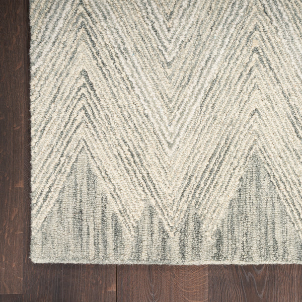 nourison interlock itl04 teal rug