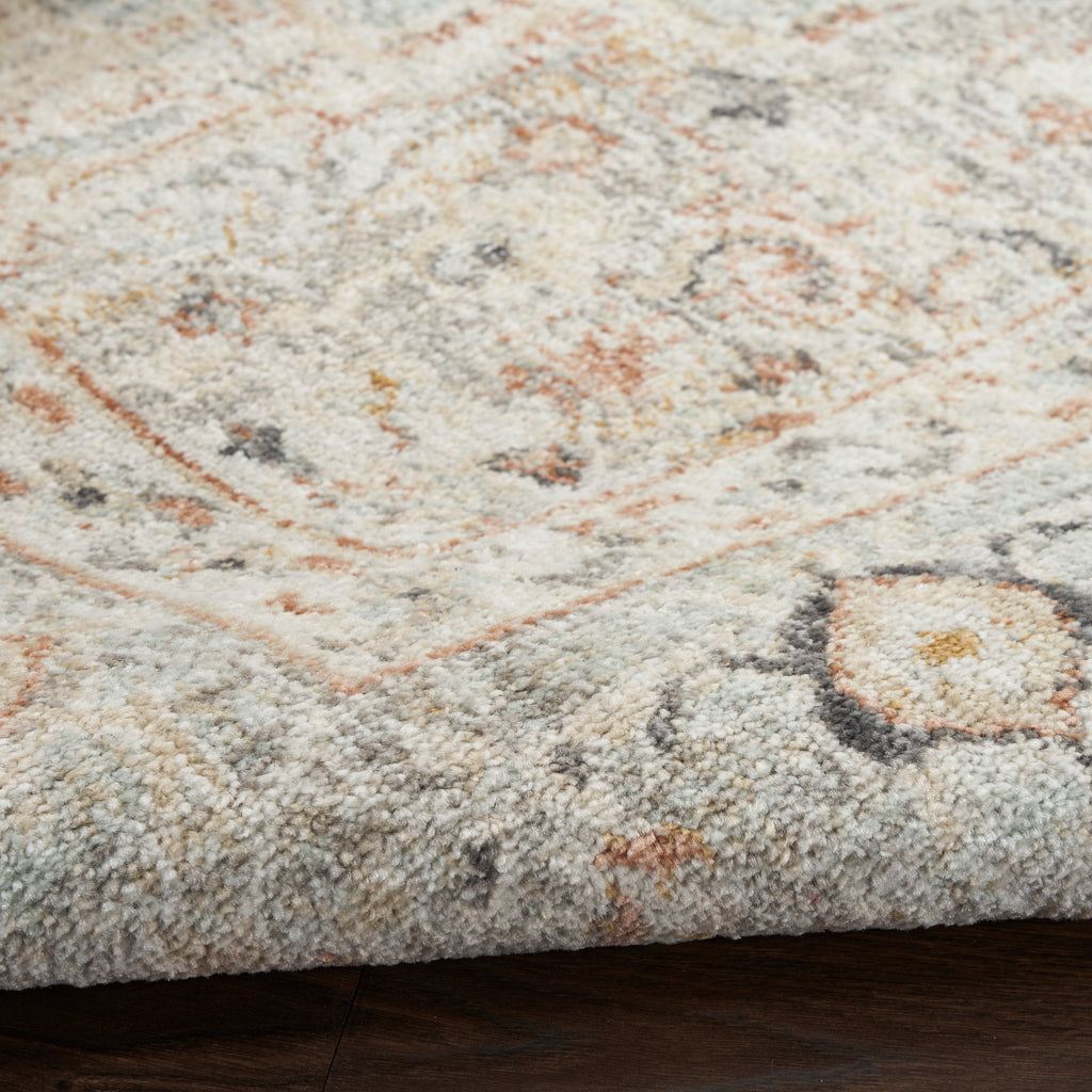 nourison oushak home ous02 light grey rug