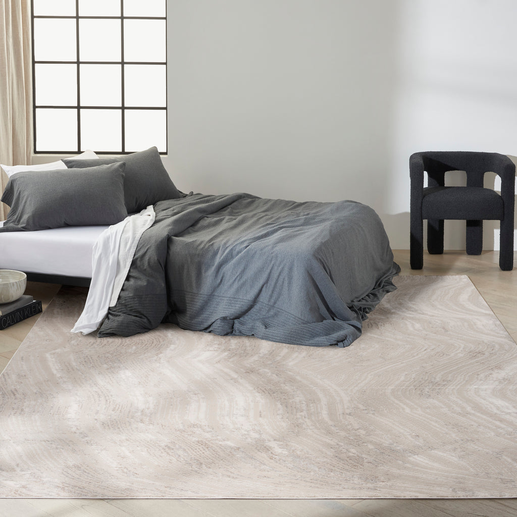nourison ck024 irradiant irr04 silver grey rug