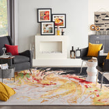nourison prismatic prs21 multicolor rug