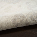 nourison aldora ald14 ivory grey rug
