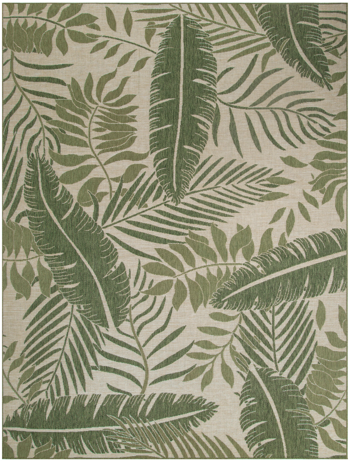 nourison garden oasis goa02 ivory green rug