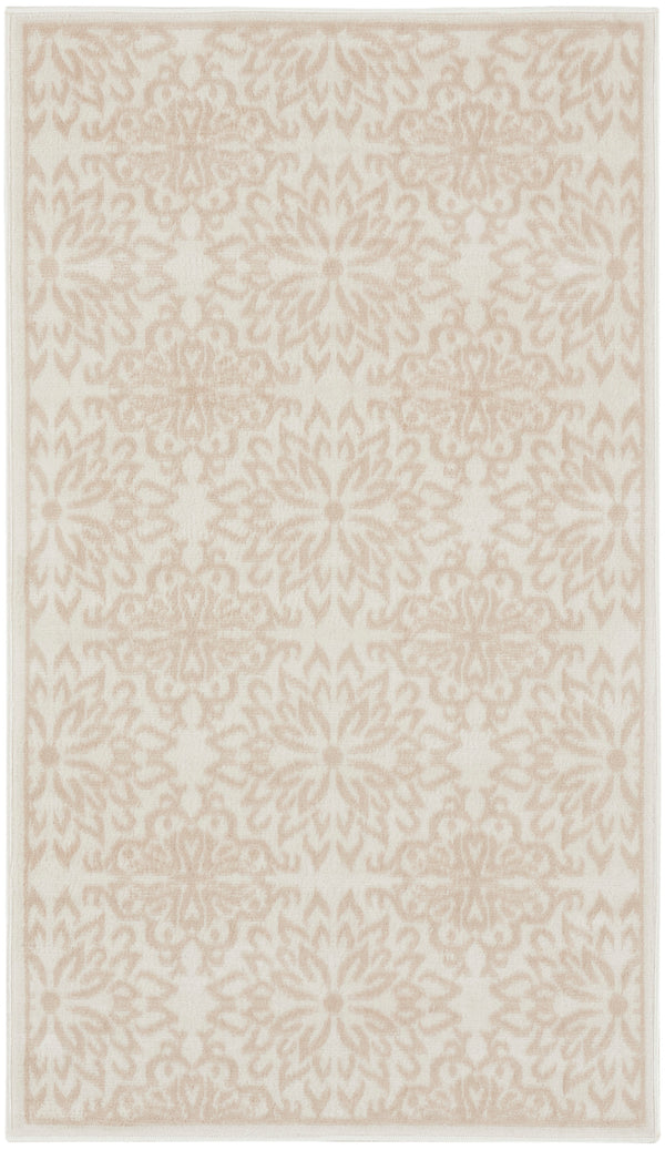 nourison jubilant jub06 ivory beige rug