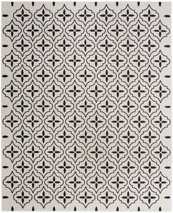 nourison nourison essentials nre04 ivory black rug