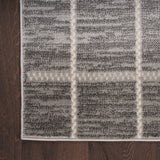 nourison serenity home srh05 grey ivory rug