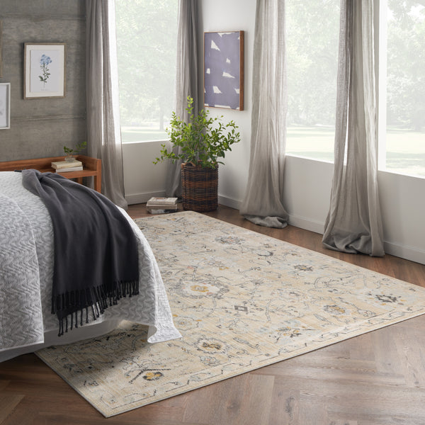 nourison oushak home ous01 cream rug