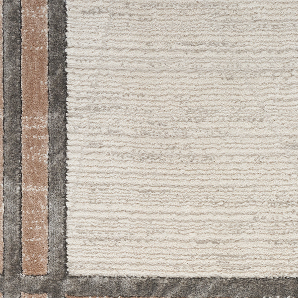 nourison desire dsr01 ivory silver rug