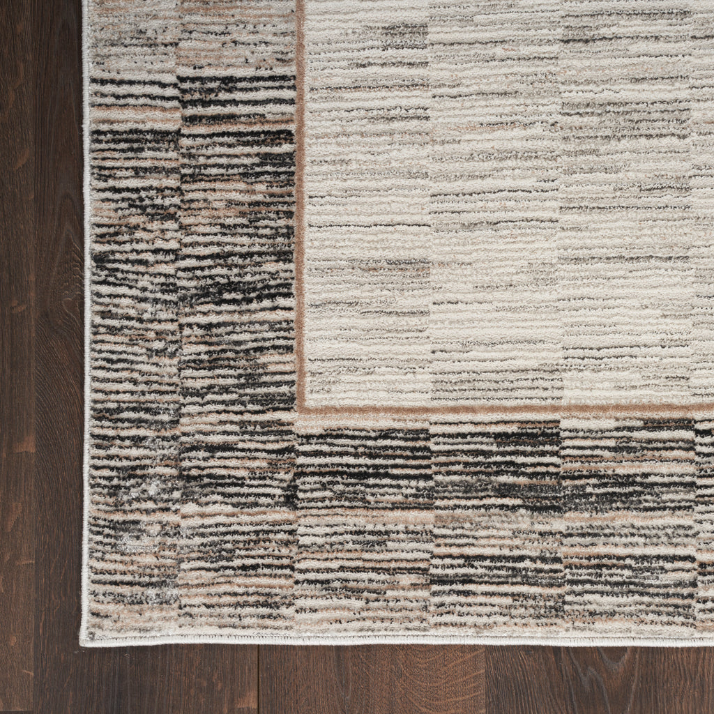 nourison desire dsr02 grey black rug