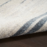 nourison astra machine washable asw04 ivory blue rug
