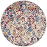 nourison grafix grf31 blue multicolor rug