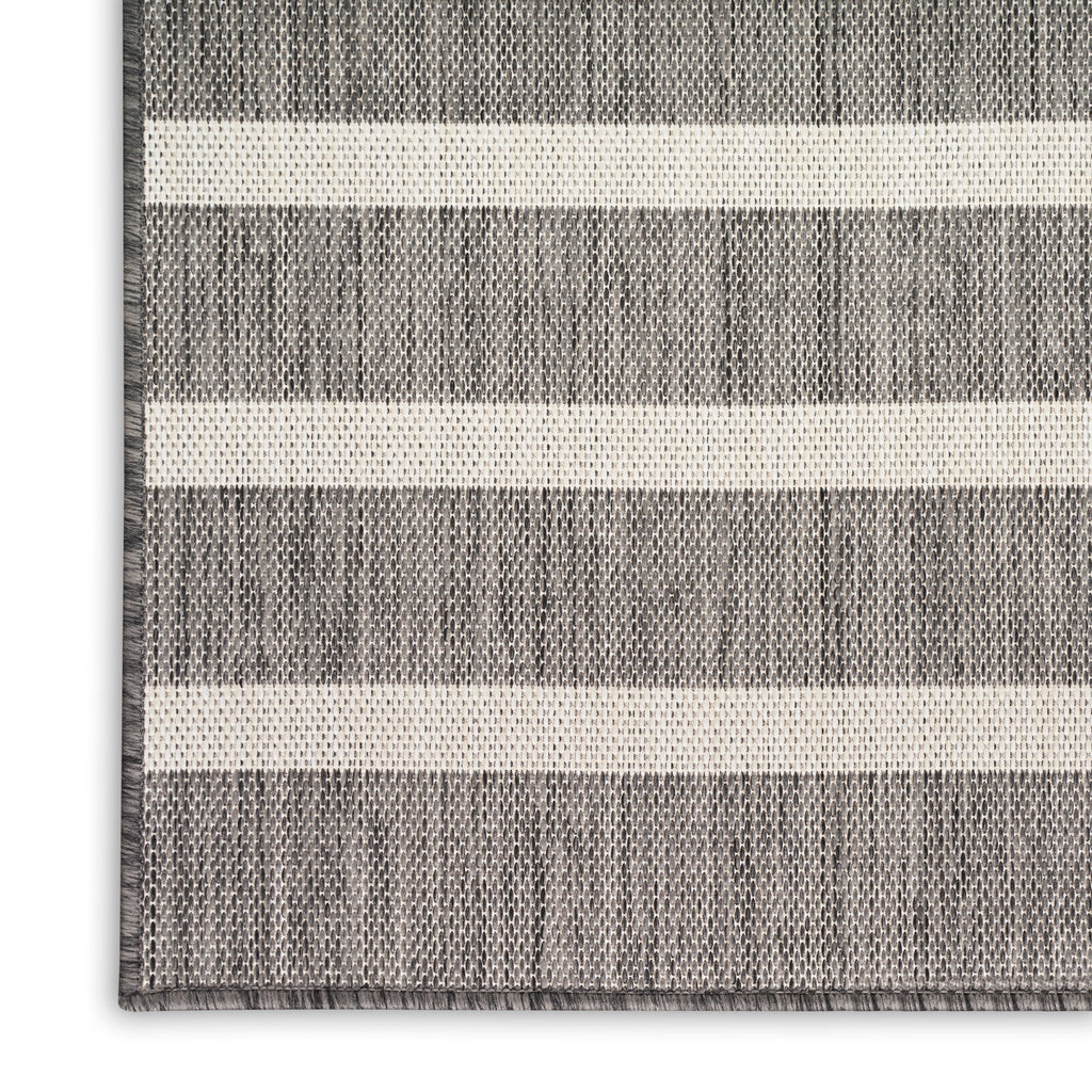 nourison positano pos03 charcoal ivory rug