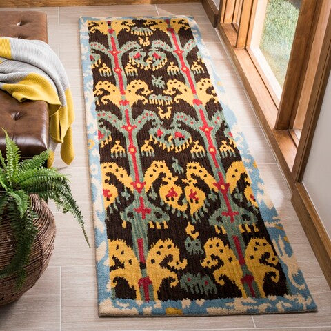 safavieh clearance ikat ikt221a charcoal rug