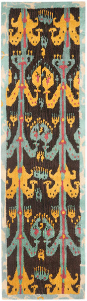 safavieh clearance ikat ikt221a charcoal rug