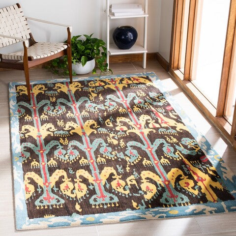 safavieh clearance ikat ikt221a charcoal rug