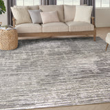 nourison sustainable trends sut01 ivory grey rug