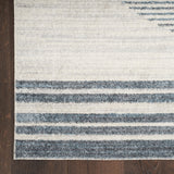 nourison astra machine washable asw05 ivory blue rug