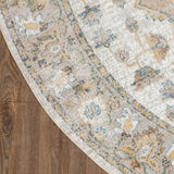 nourison astra machine washable asw12 silver grey rug