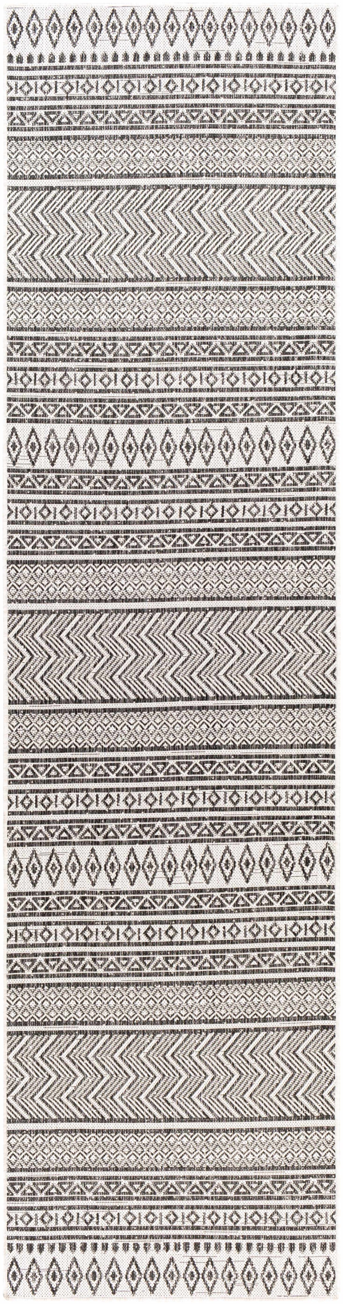 Hauteloom Imboden IMBO Black Machine Made Polypropylene Rug