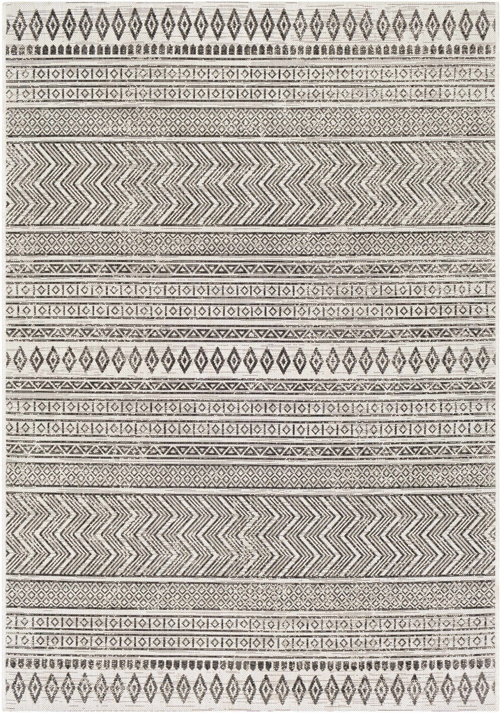 Hauteloom Imboden IMBO Black Machine Made Polypropylene Rug
