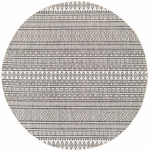 Hauteloom Imboden IMBO Black Machine Made Polypropylene Rug