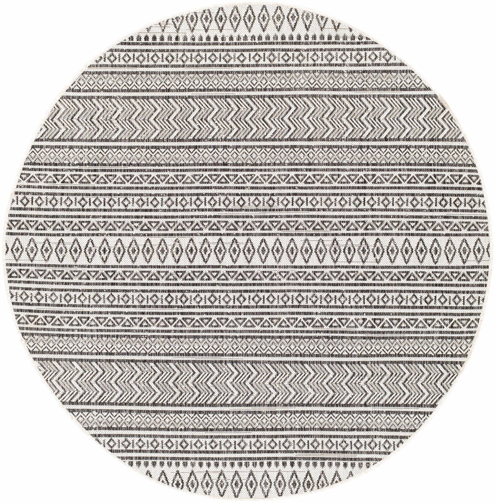 Hauteloom Imboden IMBO Black Machine Made Polypropylene Rug